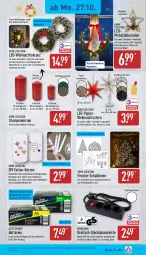 Gazetka promocyjna Aldi Nord - Von Montag - Gazetka - ważna od 01.11 do 01.11.2025 - strona 15 - produkty: Adventskranz, auer, batterie, batterien, dekoration, dell, eis, elle, fenster, gin, kerze, Kerzenhalter, Kranz, Kreide, Kreidemarker, Leuchte, Mode, papier, Ria, Schal, steckdose, Steckdosenleiste, Ti, timer, ZTE
