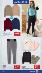 Gazetka promocyjna Aldi Nord - Von Montag - Gazetka - ważna od 01.11 do 01.11.2025 - strona 29 - produkty: Bau, baumwolle, Elan, garnitur, gin, leggings, Pyjama, Ria, shirt, shirts, Ti, up2fashion, wolle, ZTE