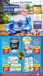 Gazetka promocyjna Aldi Nord - Von Montag - Gazetka - ważna od 01.11 do 01.11.2025 - strona 33 - produkty: aldi, alkohol, auer, Becher, brut, creme, decke, eis, Elektro, flasche, gewürz, HP, joghur, joghurt, Laufen, milch, natur, quark, reis, sahne, schoko, Skyr, Ti, tiefpreis, Yo