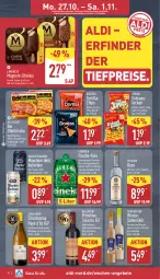 Gazetka promocyjna Aldi Nord - Von Montag - Gazetka - ważna od 01.11 do 01.11.2025 - strona 8 - produkty: aldi, amaro, angebot, angebote, aus der tiefkühlung, ball, beutel, bier, chardonnay, chips, dessert, Doritos, Dr. Oetker, eier, eis, elle, erdnuss, flasche, gin, hacker pschorr, heineken, kellerbier, langnese, likör, lorenz, magnum, nuss, Ofen, ouzo, Premiumbier, primitivo, reis, rotwein, sahne, stieleis, Ti, tiefpreis, tortilla, wein, Weißwein