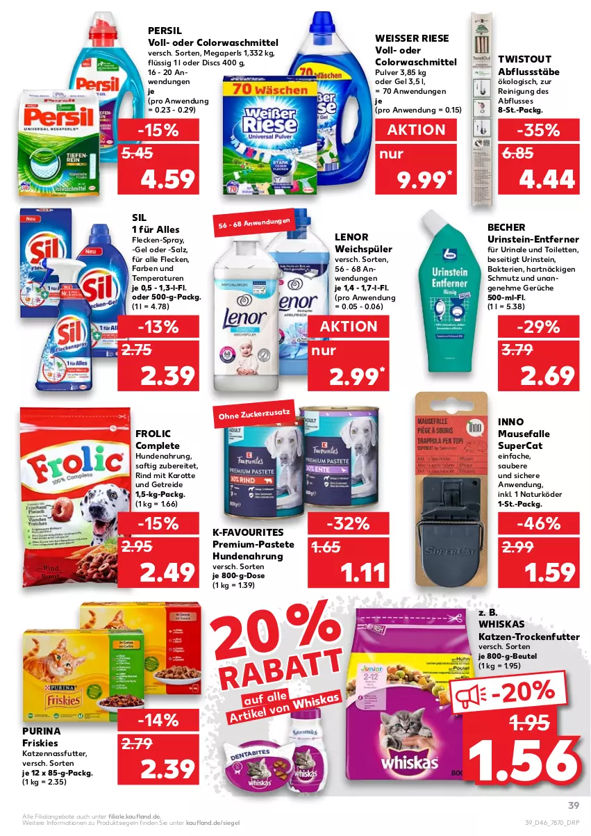 Aktueller Prospekt Kaufland - von 18.11 bis 24.11.2021 - strona 39