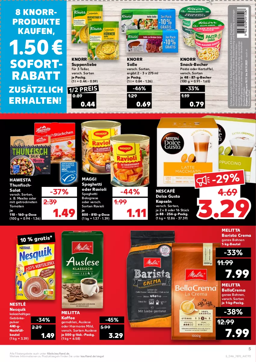 Aktueller Prospekt Kaufland - von 18.11 bis 24.11.2021 - strona 5