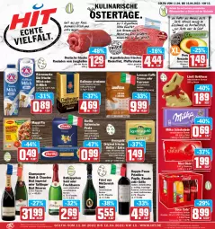 Gazetka promocyjna Hit - Prospekte - Gazetka - ważna od 16.04 do 16.04.2022 - strona 1 - produkty: alkohol, aufstrich, avocado, bärenmarke, barilla, beutel, brot, brotaufstrich, brut, butter, caffè crema, champagne, champagner, cola, dallmayr, dallmayr prodomo, doppio passo, ecco, eis, elle, espresso, filet, flasche, frische milch, frucht, fruchtsecco, fürst von metternich, gewürz, gin, grill, grillo, irische butter, italienische pasta, jungbullen, kerrygold, kräuter, kräuterbutter, lavazza, lindt, mac, maggi, maggi fix, Mett, metternich, milch, milka, milka schokolade, Mon Chéri, natur, nuss, oder espresso, oder kräuter, passo, pasta, pfeffer, primitivo, prodomo, reis, rel, Ria, rind, rinder, rinderfilet, rosato, rotkäppchen, rouladen, salat, schoko, schokolade, sekt, steak, steaks, teller, Ti