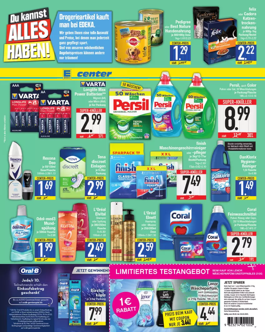 Aktueller Prospekt E Center - Angebote der Woche - von 25.04 bis 30.04.2022 - strona 17 - produkty: angebot, angebotspreis, deo, eis, reis, Ti