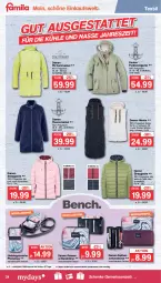 Gazetka promocyjna Famila - Prospekte - Gazetka - ważna od 16.09 do 16.09.2023 - strona 24 - produkty: eis, Jacke, Mantel, Mode, reis, Steppjacke, Tasche, Ti, umhängetasche, wein, Weste, ZTE