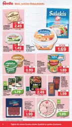 Gazetka promocyjna Famila - Prospekte - Gazetka - ważna od 16.09 do 16.09.2023 - strona 8 - produkty: Becher, beutel, bio, camembert, eis, fleisch, fleischkäse, frischkäse, Käse, käsescheiben, Le Rustique, Mett, mettwurst, milch, milka, milkana, miree, petrella, reis, rel, salakis, Schal, Schale, schinken, Schmelzkäse, schmelzkäsezubereitung, schnitten, Ti, wiltmann, wurst, ZTE, zwiebel, zwiebelmettwurst