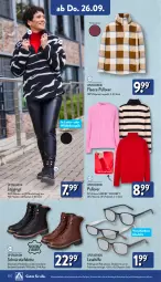 Gazetka promocyjna Aldi Nord - Von Montag - Gazetka - ważna od 28.09 do 28.09.2024 - strona 20 - produkty: Bona, Brille, bügel, decksohle, dell, ecovero, eis, elle, gin, leggings, lenzing, Mode, Pullover, Ria, rind, Schnürstiefel, Ti, up2fashion, Wild, ZTE