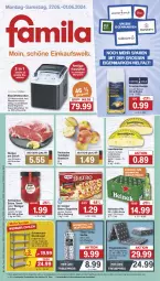 Gazetka promocyjna Famila - Prospekte - Gazetka - ważna od 01.06 do 01.06.2024 - strona 1 - produkty: angebot, angebote, baguette, Behälter, beutel, Bistro Baguette, champion, Dr. Oetker, Eckregal, eis, eiswürfel, eiswürfelbereiter, elle, flasche, frischei-nudeln, heineken, holländischer schnittkäse, jever, Käse, kraft, leerdammer, LG, matratze, nudel, nudeln, pils, regal, reis, schnittkäse, Schwartau, schwein, steckregal, tafeläpfel, teller, Three Sixty, Ti, vodka, wasser, wassertank, wein, Weste, Wild, würfel, ZTE, zucker