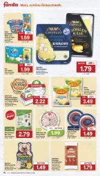 Gazetka promocyjna Famila - Prospekte - Gazetka - ważna od 01.06 do 01.06.2024 - strona 10 - produkty: albray, bio, brie, chavroux, eis, elle, feta, fleisch, fleischkäse, frico, frischkäse, gouda, gouda jung, Käse, käsescheiben, kiri, reinert, reis, rel, sahne, saint albray, salami, salami-teller, schinken, Spezi, teller, Ti, tisch, weichkäse, wiltmann, wurst, ziegenfrischkäse, zott, zottarella, zottarella minis, ZTE