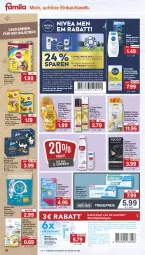 Gazetka promocyjna Famila - Prospekte - Gazetka - ważna od 01.06 do 01.06.2024 - strona 26 - produkty: alkohol, aust, beutel, bürste, bürsten, coupon, coupons, deo, deodorant, dusche, eier, eis, elle, elmex, elnett, ente, erde, felix, flasche, garnier, gesichtspflege, gillette, gillette venus, gin, haarspray, hundesnack, hundesnacks, L´Oréal, mac, meridol, mundspülung, nassfutter, natur, nivea, Nivea Men, ohne alkohol, pasta, pedigree, pflegedusche, portionsbeutel, purina, rasierapparat, reis, shampoo, shampoo oder spülung, snack, snacks, sofortrabatt, spülung, Stier, syoss, Ti, venus, Wahre Schätze, Yo, zahnpasta, ZTE