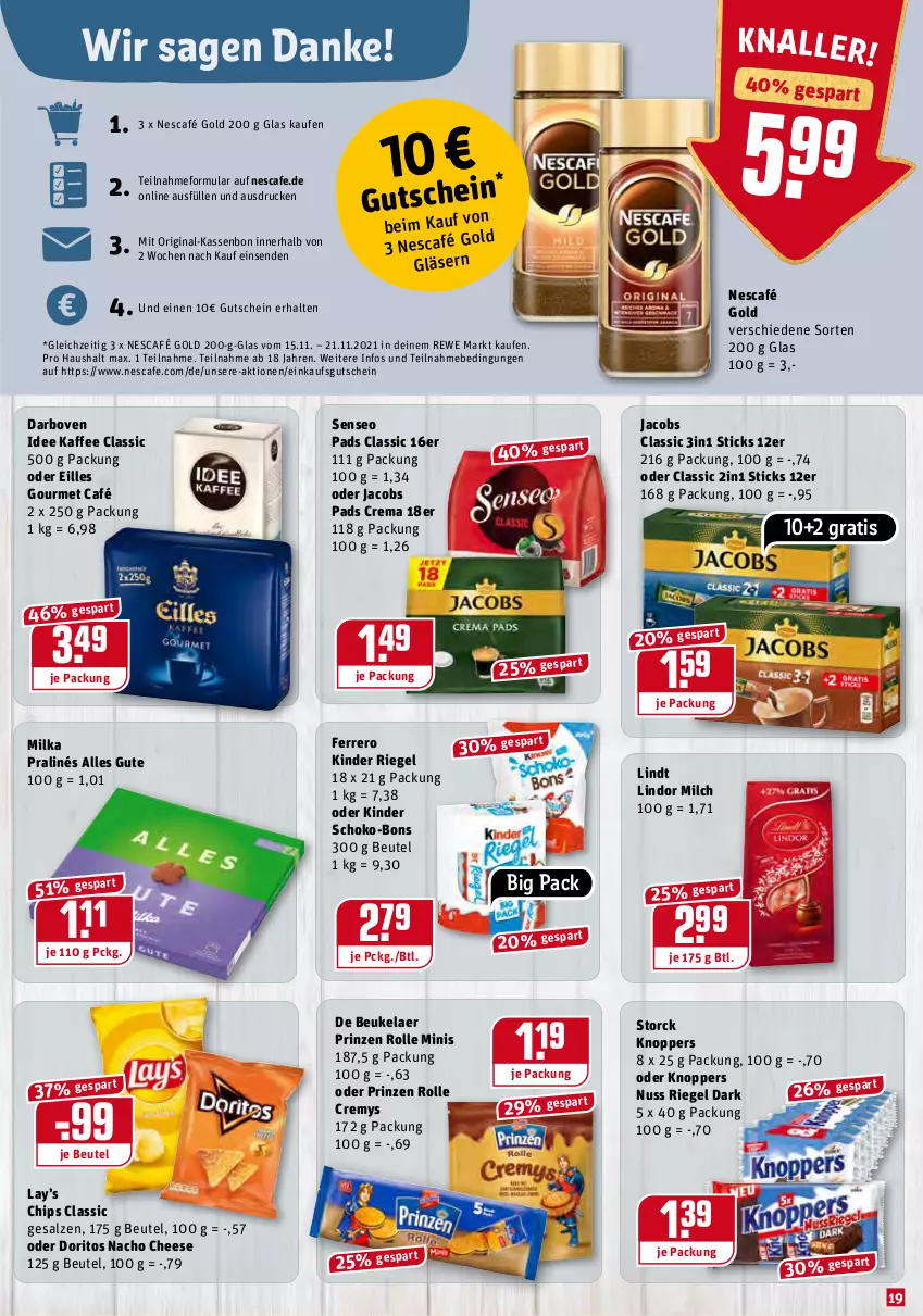 Aktueller Prospekt Rewe - Prospekte - von 15.11 bis 21.11.2021 - strona 19