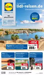 Gazetka promocyjna Lidl - Monatliche Reise-Highlights - Gazetka - ważna od 31.05 do 31.05.2023 - strona 1 - produkty: Bad, buch, decke, deo, eier, eis, reis, Ti, uhr