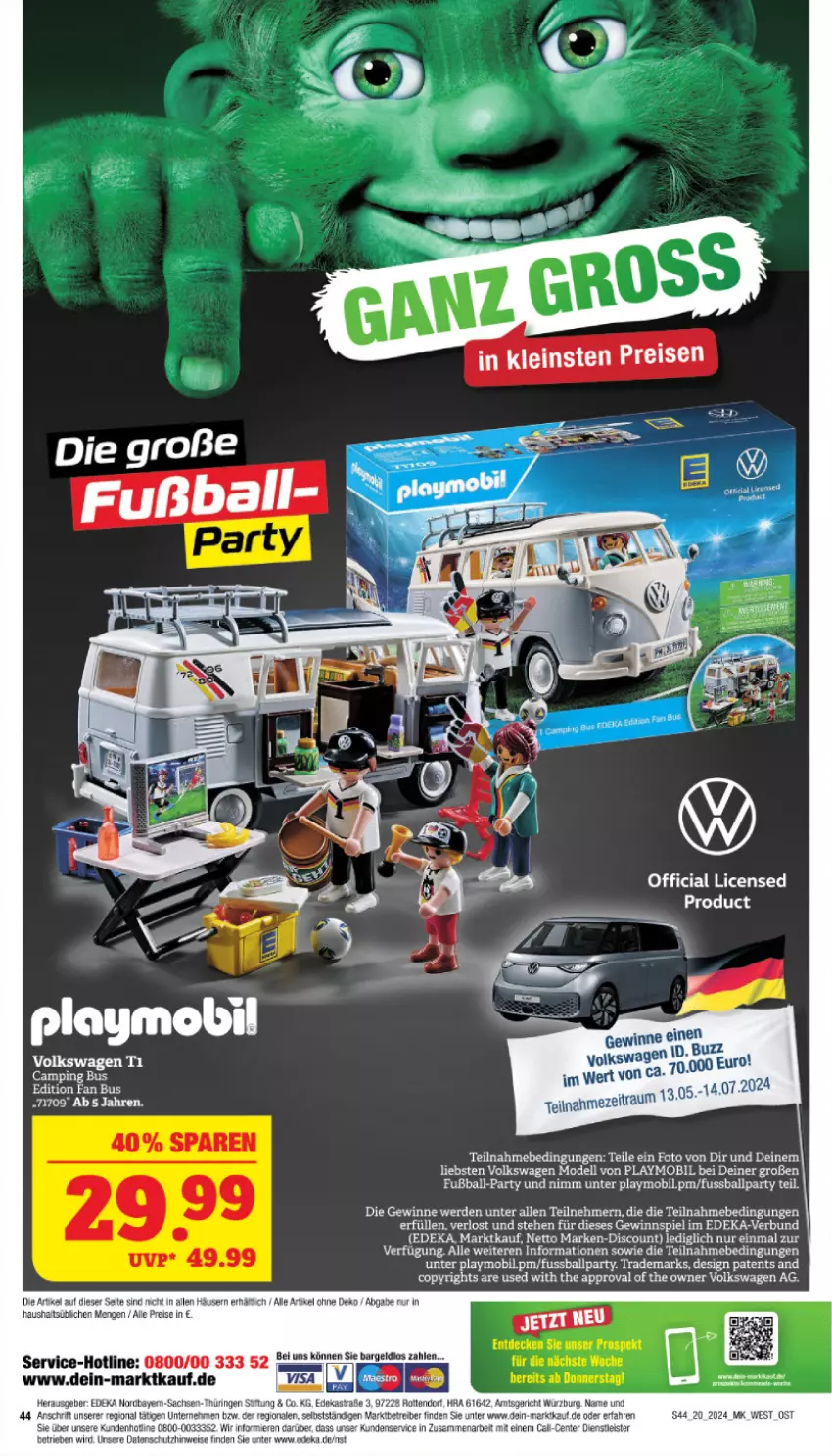 Aktueller Prospekt Marktkauf - Prospekt - von 12.05 bis 18.05.2024 - strona 44 - produkty: Astra, ball, deka, dell, discount, eis, ente, erde, Fußball, gewinnspiel, marken-discount, Mode, playmobil, reis, ring, sac, Ti