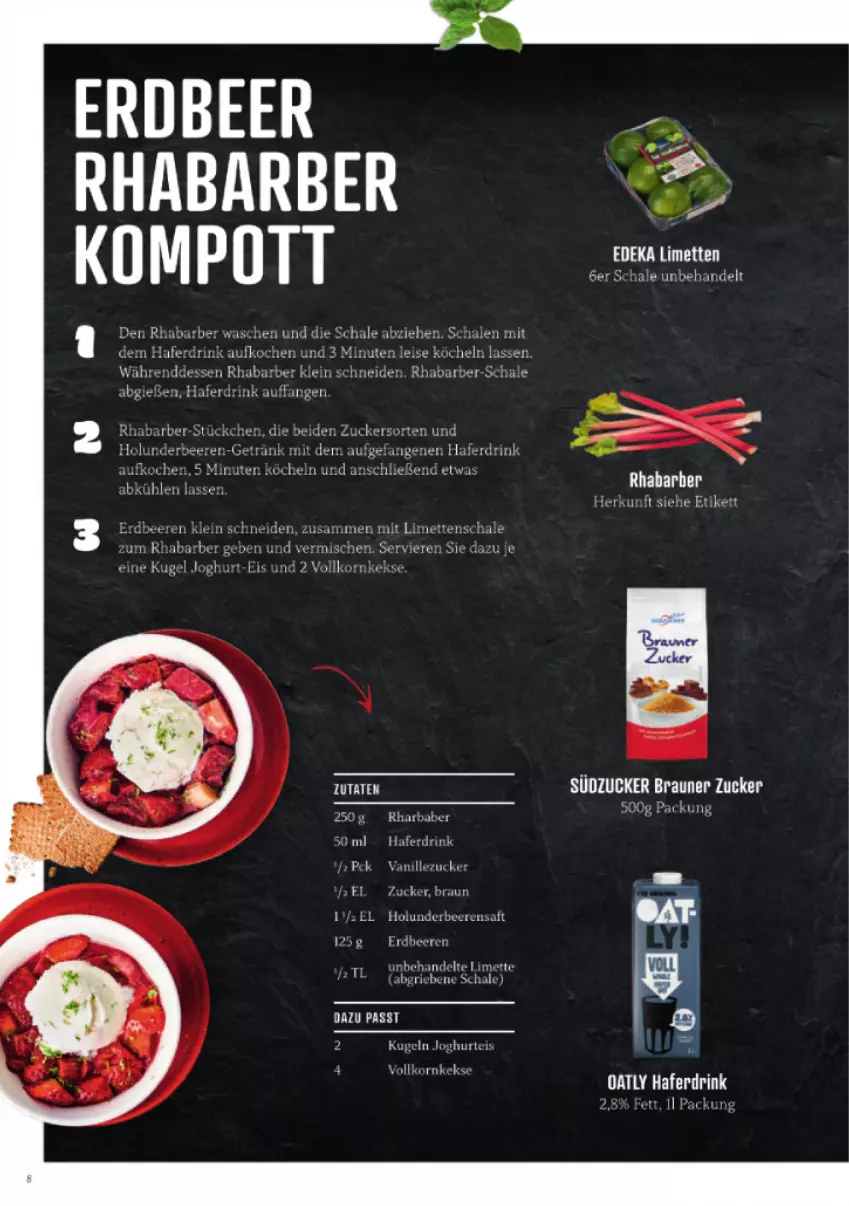 Aktueller Prospekt Marktkauf - Prospekt - von 12.05 bis 18.05.2024 - strona 52 - produkty: beere, beeren, braun, deka, drink, eis, erdbeere, erdbeeren, hafer, Haferdrink, holunder, joghur, joghurt, keks, kekse, korn, Kugel, limette, limetten, Manta, Mett, metten, rhabarber, saft, Schal, Schale, südzucker, vanille, zucker