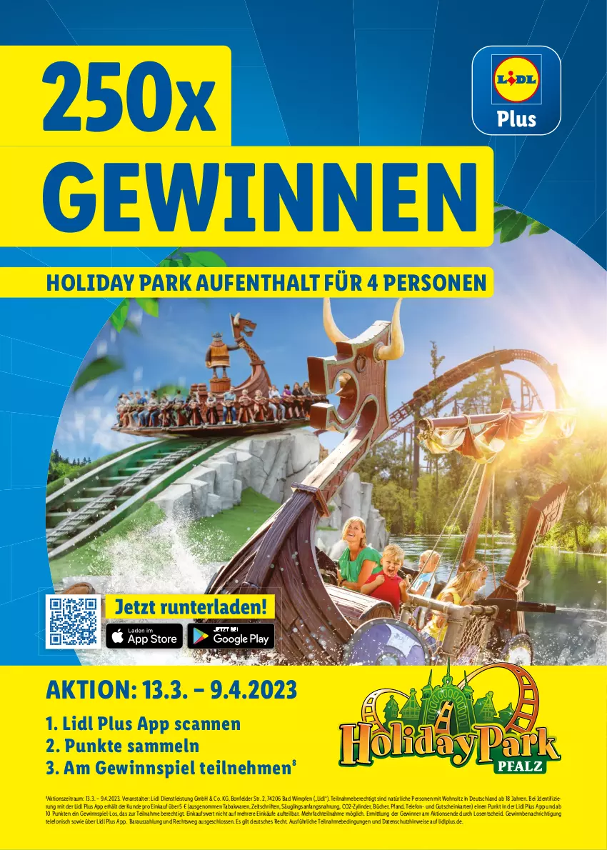 Aktueller Prospekt Lidl - Ostermagazin - von 12.03 bis 08.04.2023 - strona 44 - produkty: Bad, eis, gewinnspiel, gutschein, telefon, Ti