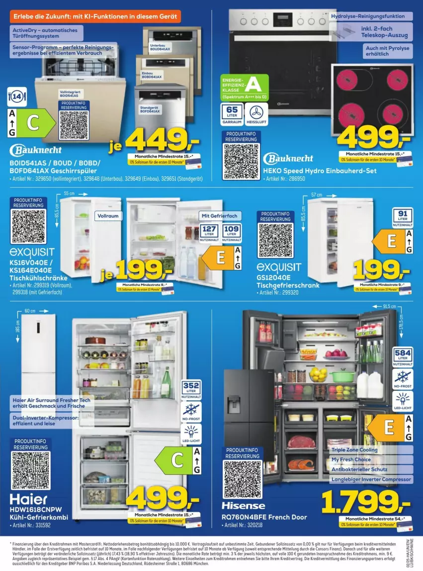 Aktueller Prospekt Euronics - Prospekte - von 04.01 bis 10.01.2025 - strona 11 - produkty: auto, consors finanz, eimer, eis, elle, ente, garraum, Haier, kompressor, LG, mac, mastercard, Rauch, Reinigung, Sport, Teleskop, Ti, tisch