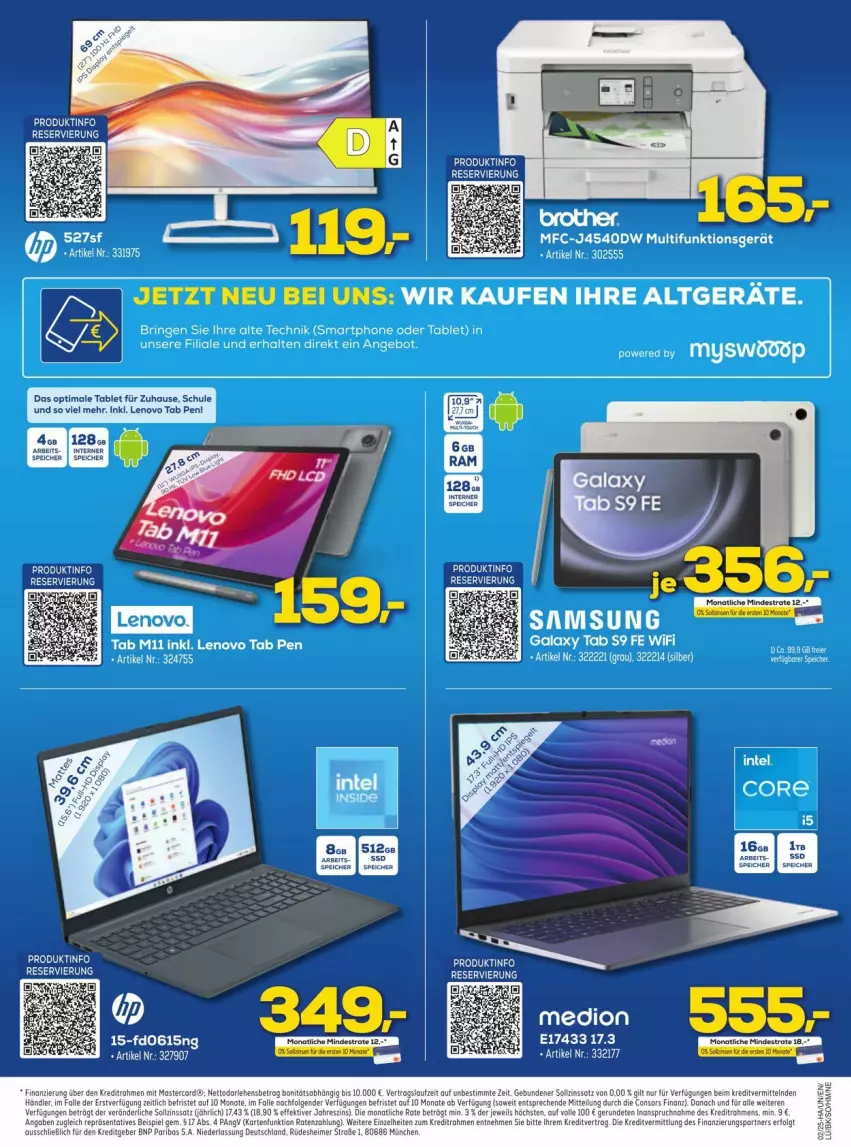 Aktueller Prospekt Euronics - Prospekte - von 04.01 bis 10.01.2025 - strona 7 - produkty: angebot, buch, eis, lenovo, medion, ring, smartphone, tablet, Ti