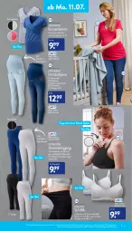 Gazetka promocyjna Aldi Nord - Aldi-Aktuell - Gazetka - ważna od 16.07 do 16.07.2022 - strona 11 - produkty: aldi, Bau, baumwolle, bio, Elan, ente, gin, jeans, leggings, Queentex, Ria, shirt, shirts, Ti, up2fashion, wolle, ZTE