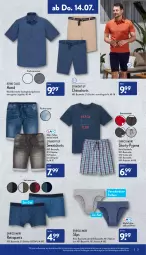 Gazetka promocyjna Aldi Nord - Aldi-Aktuell - Gazetka - ważna od 16.07 do 16.07.2022 - strona 21 - produkty: aldi, Bau, baumwolle, bügel, garnitur, gin, hemd, Pants, Pyjama, reine baumwolle, Retropants, Ria, shorts, shorty, shorty-pyjama, slip, slips, sweatshorts, Ti, wolle, ZTE