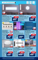 Gazetka promocyjna Aldi Nord - Aldi-Vorschau - Gazetka - ważna od 12.02 do 12.02.2022 - strona 29 - produkty: aldi, angebot, angebote, aust, beleuchtung, calida, decke, deckenleuchte, dell, elle, erde, fernbedienung, Hängeleuchte, HP, led-deckenleuchte, leds, Leuchte, leuchten, leuchtmittel, LG, Liege, Müller, Nachtlicht, Pendelleuchte, Ria, rwe, schreibtisch, Ti, tisch, tischleuchte, usb