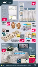 Gazetka promocyjna Netto - Woche 31 - Gazetka - ważna od 05.08 do 05.08.2023 - strona 14 - produkty: auer, Bau, baumwolle, blume, blumen, decke, fenster, geschirr, geschirrtücher, küche, Küchen, Läufer, Ria, rosen, schnitten, Serviette, servietten, Ti, tisch, tischdecke, topf, tuc, tücher, übertopf, wachstuch, wolle, ZTE