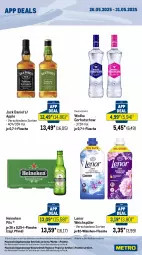 Gazetka promocyjna Metro - App Deals - Gazetka - ważna od 31.05 do 31.05.2025 - strona 2 - produkty: Apple, coupon, flasche, getränk, getränke, Gorbatschow, heineken, jack daniel, lenor, lenor weichspüler, Palette, papier, pils, Ti, waschmittel, weichspüler, wodka