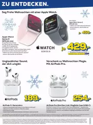 Gazetka promocyjna Euronics - Prospekte - Gazetka - ważna od 22.12 do 22.12.2023 - strona 5 - produkty: Apple, Apple Watch, Apple Watch SE, auto, eimer, elle, GPS, iphone, LG, mastercard, Pods, rum, salat, Ti, tisch, usb, weihnachten