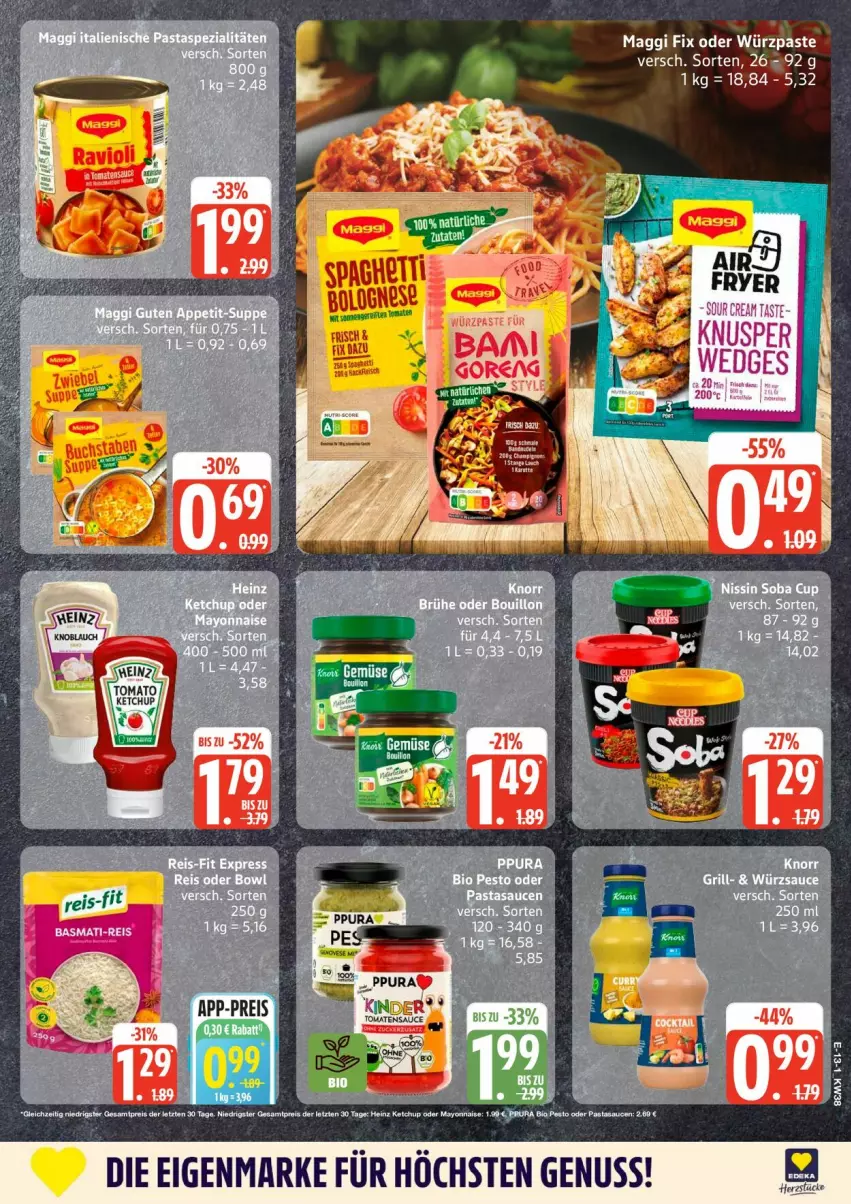 Aktueller Prospekt Edeka - Prospekte - von 14.09 bis 19.09.2026 - strona 17 - produkty: maggi, maggi fix, nuss