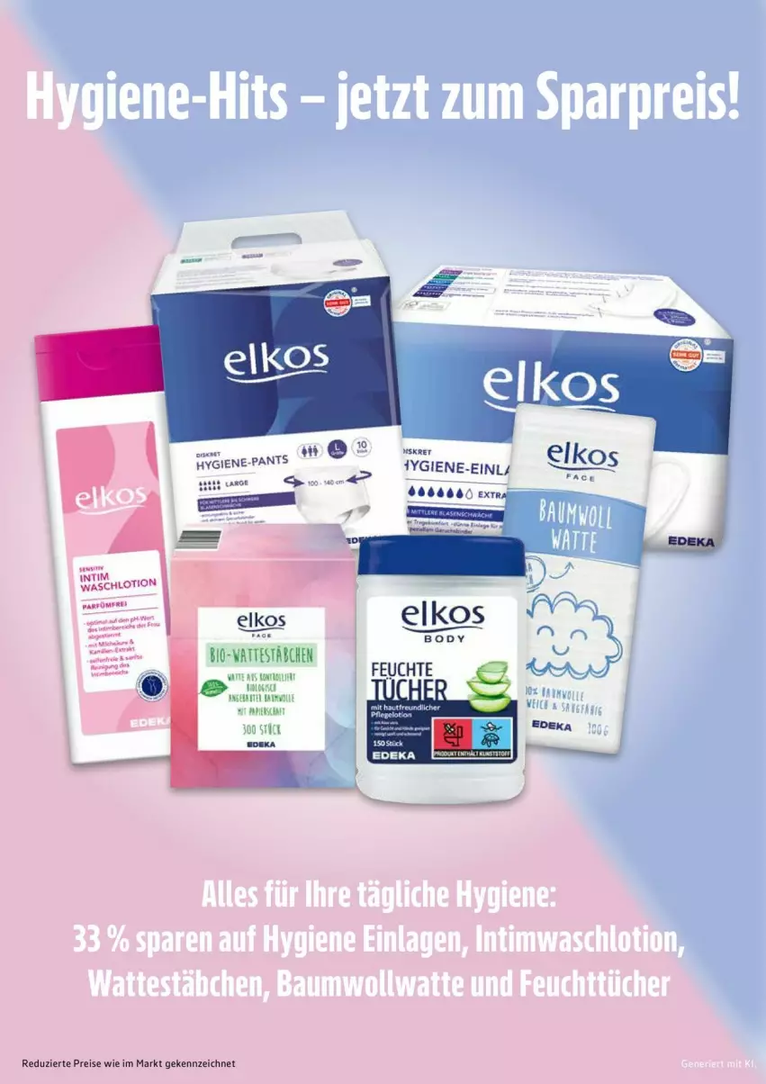 Aktueller Prospekt Edeka - Prospekte - von 14.09 bis 19.09.2026 - strona 25 - produkty: bio, deka, eis, Hygiene-Pants, Lotion, Pants, reis, Ti, wolle
