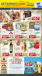 Gazetka promocyjna Getraenkeland - Gazetka - ważna od 05.08 do 05.08.2023 - strona 1 - produkty: aktionspreis, Alwa, Benediktiner, bestpreis, bestpreise, bier, coca-cola, cola, eis, Elan, fanta, flasche, getränk, getränke, Havana Club, köstritzer, kräuter, likör, Lübzer, mineralwasser, pils, reis, Rostocker, sprite, Ti, wasser, weck, Zelt