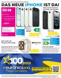 Gazetka promocyjna Euronics - Prospekte - Gazetka - ważna od 30.09 do 30.09.2025 - strona 1 - produkty: angebot, angebote, Apple, Apple Watch, Apple Watch SE, eis, GPS, ilag, Intel, iphone, kamera, Kinder, LG, mac, Rauch, reis, Surf, Ti, tisch, WICK