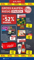 Gazetka promocyjna AldiSud - IN ZWEI WOCHEN - Gazetka - ważna od 11.11 do 11.11.2023 - strona 24 - produkty: coca-cola, cola, eis, elle, erfrischungsgetränk, ferrero, flasche, funny-frisch, Geflügel, gelee, getränk, heinz, ketchup, Kinder, LG, mayonnaise, nassfutter, reis, Ria, riegel, ring, salami, sauce, Schal, Schale, sheba, Spezi, teller, Ti, whiskas, Yo