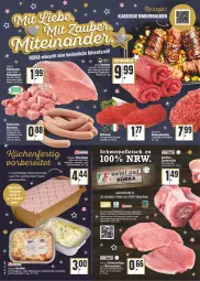 Gazetka promocyjna E Center - Angebote der Woche - Gazetka - ważna od 18.12 do 18.12.2021 - strona 4 - produkty: Abtei, backofen, bolognese, braten, bratwurst, eier, eis, , fleisch, jungbullen, Kalbfleisch, küche, Küchen, lachs, Mett, minutensteaks, natur, Ofen, papier, rind, rinder, sahne, sauce, Schal, Schale, schnitten, schwein, schweine, schweinefleisch, Schweinelachs, steak, steaks, Ti, torte, tortellini, wein, weine, wurst, zwiebel, zwiebeln