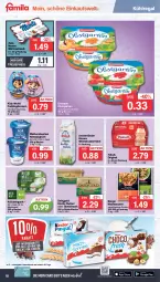 Gazetka promocyjna Famila - Prospekte - Gazetka - ważna od 21.01 do 21.01.2023 - strona 10 - produkty: ammerländer, Becher, butter, buttermilch, Dairygold, dessert, ehrmann, eis, Garten, gin, irische butter, joghur, joghurt, Kinder, kräuter, kühlregal, maultaschen, merl, milch, Milchschnitte, monte, natur, naturjoghurt, obst, obstgarten, pudding, quark, regal, reis, snack, snacks, Streichzart, Tasche, taschen, Ti, weihenstephan, zott, Zott Monte, ZTE