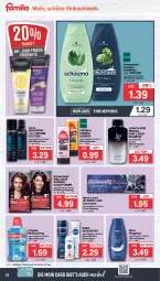 Gazetka promocyjna Famila - Prospekte - Gazetka - ważna od 21.01 do 21.01.2023 - strona 22 - produkty: Bad, blend-a-med, body, brillance, colgate, creme, deo, deodorant, eis, flasche, gin, haarspray, LG, mundspülung, nivea, oder schaumfestiger, reis, schauma, schauma shampoo, schaumfestiger, schwarzkop, schwarzkopf, shampoo, shampoo oder spülung, spülung, syoss, Ti, Yo, zahncreme, ZTE