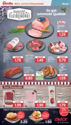 Gazetka promocyjna Famila - Prospekte - Gazetka - ważna od 21.01 do 21.01.2023 - strona 6 - produkty: auer, Bau, Bauer, Bauernschinken, beef, bier, bierschinken, braten, brötchen, corned beef, eis, fleisch, gewürz, Gewürzmischung, kasseler, kochschinken, lachs, Lachsbraten, mac, Mett, metten, Mettenden, mettwurst, natur, pfeffer, Pfefferbeißer, reis, salami, schinken, schinkenwurst, schnitzel, schwein, snack, snacks, Sport, Ti, wein, wiener, wurst, zwiebel, zwiebelmettwurst