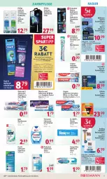 Gazetka promocyjna Rossmann - Prospekte - Gazetka - ważna od 01.04 do 01.04.2022 - strona 9 - produkty: aufsteckbürsten, bio, blend-a-med, Bulldog, bürste, bürsten, colgate, coupon, creme, eis, elektrische zahnbürste, elle, erde, gillette, gin, Haftcreme, isana, LG, Max Fresh, mundwasser, Odol, Odol-med 3, oral-b, Philips, Prokudent, rasierapparat, Rasierklinge, rasierklingen, Rauch, reis, sana, sonicare, spartipp, teller, theramed, Ti, Tiere, wasser, wilkinson, zahnbürste, zahnbürsten, zahncreme, Zahnseide