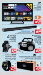 Gazetka promocyjna Marktkauf - Prospekt - Gazetka - ważna od 28.09 do 28.09.2024 - strona 39 - produkty: akku, auer, Brei, disney, eis, fernbedienung, grundig, Handy, HDMI, jay tech cameras, jtc, Kugel, lamm, lautsprecher, LG, microsd, Mp3, Radio, reis, ring, Schal, smart tv, smartphone, smartwatch, soundbar, Ti, timer, tuner, usb, wandhalterung, wasser, weck