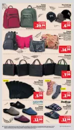 Gazetka promocyjna Marktkauf - Prospekt - Gazetka - ważna od 28.09 do 28.09.2024 - strona 40 - produkty: Cap, dell, eis, elle, Handtasche, Hausschuhe, Laufen, Mode, natur, Naturella, reis, rel, rucksack, sac, schuhe, socken, Spiele, Sport, Tasche, Ti, Yo