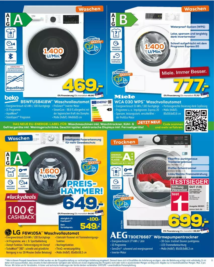 Aktueller Prospekt Euronics - Prospekte - von 13.07 bis 20.07.2022 - strona 11 - produkty: aqua, aquastop, eis, ente, Intel