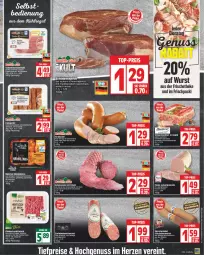 Gazetka promocyjna Edeka - Angebote der Woche - Gazetka - ważna od 12.08 do 12.08.2023 - strona 3 - produkty: auer, aufstrich, bio, braten, brot, brotaufstrich, cevapcici, deka, edeka bio, Edelsalami, eier, eis, elle, filet, fleisch, frischkäse, gewürz, grill, hackfleisch, hähnchenbrust, HP, Käse, krakauer, küche, LG, mac, medaillons, Meister, Mett, mettwurst, nuss, pastete, reis, rind, rinder, rinderhackfleisch, rum, saft, salami, schinken, schnitten, schnitzel, schwein, schweine, schweinefilet, schweineschnitzel, spreewälder, Ti, tiefpreis, wein, weine, wurst, ZTE, zwiebel, zwiebelmettwurst