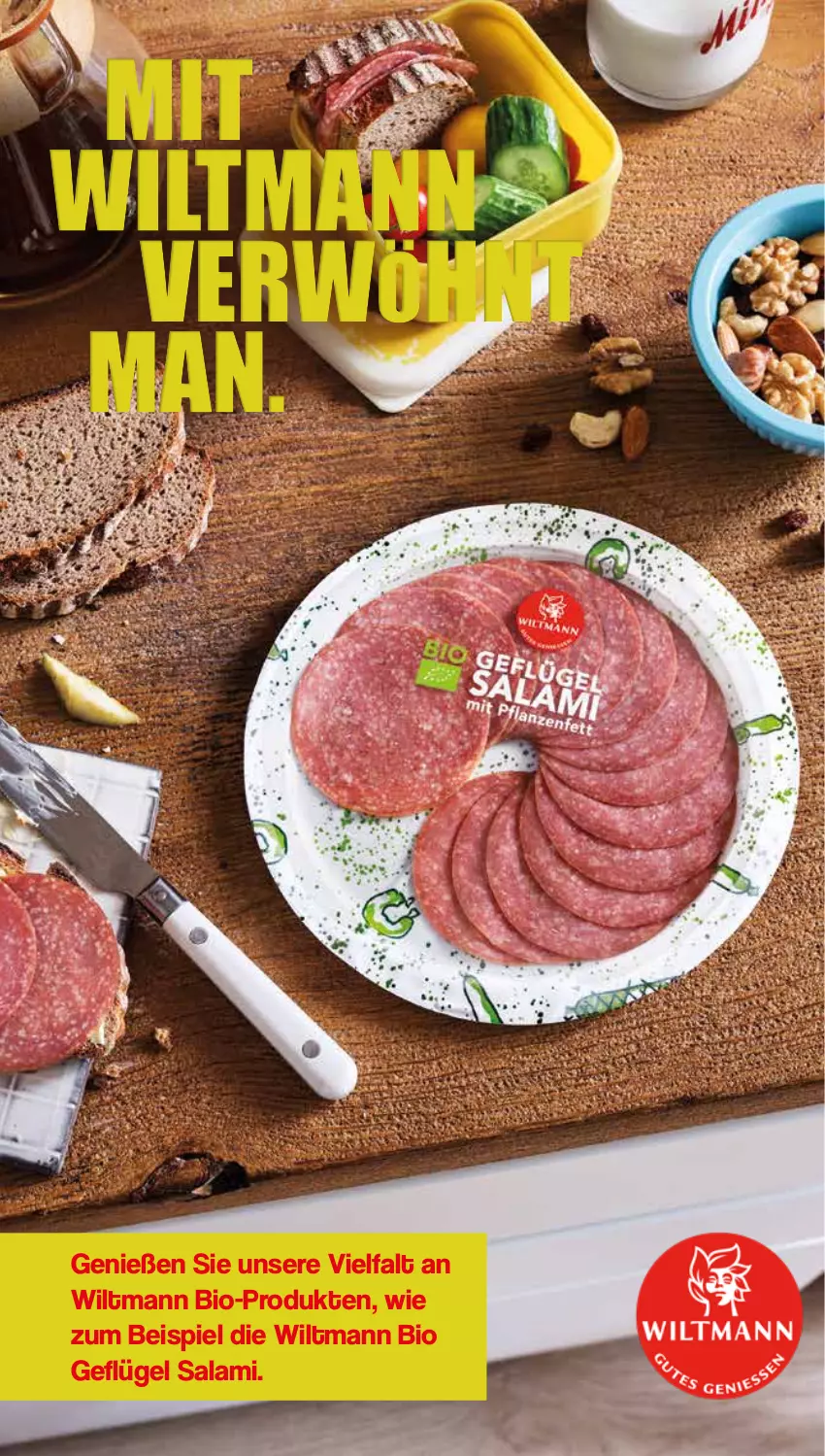 Aktueller Prospekt Famila - Prospekte - von 09.10 bis 14.10.2023 - strona 7 - produkty: bio, eis, Geflügel, salami, wiltmann