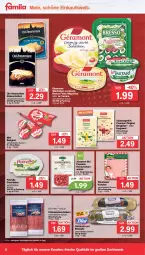 Gazetka promocyjna Famila - Prospekte - Gazetka - ważna od 14.10 do 14.10.2023 - strona 9 - produkty: auer, babybel, Bau, Bauer, Bergkäse, bio, bresso, eintöpfe, eis, frischkäse, géramont, gin, Heu, Heujuwel, Käse, käsescheiben, knacker, milch, mini babybel, Old Amsterdam, petrella, reis, rel, rohschinken, salz, SalzburgMilch, schinken, snack, Ti, weichkäse, wiesbauer, würfel, ZTE