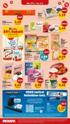 Gazetka promocyjna Penny - Prospekte - Gazetka - ważna od 01.02 do 01.02.2025 - strona 24 - produkty: Alcon, backmischung, butter, creme, Dr. Oetker, droetker, eis, gewinnspiel, haselnuss, Käse, keks, kekse, Kinder, kuchen, mac, mandarine, mandarinen, Manner, mondelez, nuss, orange, orangen, oreo, peanut butter, pril, Reese's, rel, riegel, ritter, ritter sport, sahne, schmand, schoko, schokolade, Sport, tasse, Ti, torte