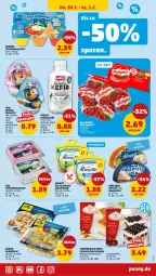 Gazetka promocyjna Penny - Prospekte - Gazetka - ważna od 01.02 do 01.02.2025 - strona 37 - produkty: almette, babybel, bavaria blu, bergader, coppenrath, danone, danone fruchtzwerge, dessert, elle, feinkost, fisch, Fischfeinkost, frischkäse, frucht, fruchtzwerge, gin, Käse, Kefir, Knödel, mac, mandel, Mett, mini babybel, Müller, Ria, salat, schoko, Ti, vanille