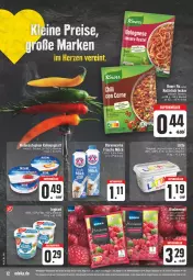 Gazetka promocyjna Edeka - Angebote der Woche - Gazetka - ważna od 22.04 do 22.04.2023 - strona 12 - produkty: aktionspreis, bärenmarke, Becher, beere, beeren, bett, chili, deka, eis, ente, gin, himbeer, himbeere, himbeeren, joghur, joghurt, knorr, knorr fix, Kühne, lätta, maggi, rahmjoghurt, reis, tee, teigwaren, Ti, weihenstephan, ZTE