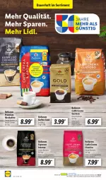 Gazetka promocyjna Lidl - Aktionsprospekt - Gazetka - ważna od 05.08 do 05.08.2023 - strona 44 - produkty: auer, bohne, bohnen, caffè crema, classico, espresso, intenso, kaffee, kaffee ganze bohnen, ndk, röstkaffee, Schal, Schale, Ti
