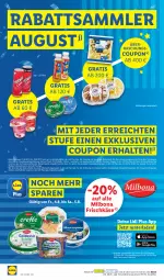 Gazetka promocyjna Lidl - Aktionsprospekt - Gazetka - ważna od 05.08 do 05.08.2023 - strona 6 - produkty: angebot, Bona, coupon, coupons, eis, erde, frischkäse, gutschein, Käse, Milbona, ndk, Schal, Schale, telefon, Ti, Tüte