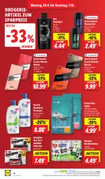 Gazetka promocyjna Lidl - Aktionsprospekt - Gazetka - ważna od 01.10 do 01.10.2022 - strona 10 - produkty: alleinfuttermittel, axe, axe duschgel, batterie, batterien, bruno banani, duschgel, eau de toilette, eis, elle, energizer, Floralys, küche, Küchen, küchentücher, ndk, preisvorteil, purina, reis, Schal, Schale, shampoo, teller, Ti, tücher