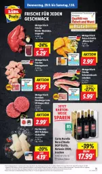 Gazetka promocyjna Lidl - Aktionsprospekt - Gazetka - ważna od 01.10 do 01.10.2022 - strona 35 - produkty: Bau, bauchscheiben, burger, discount, eis, filet, fisch, fische, Fischer, fleisch, gewürz, gulasch, hamburger, lebensmittel, mac, monitor, nero, preisvorteil, pril, pute, reis, rel, rind, rinder, rinder-rouladen, rotwein, rouladen, schwein, schweine, Schweinebauch, schweinebauchscheiben, Ti, wein, weine, wiener, wurst